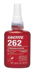 LOCTITE 262 50ML, Резьбовой фиксатор средней/высокой прочности